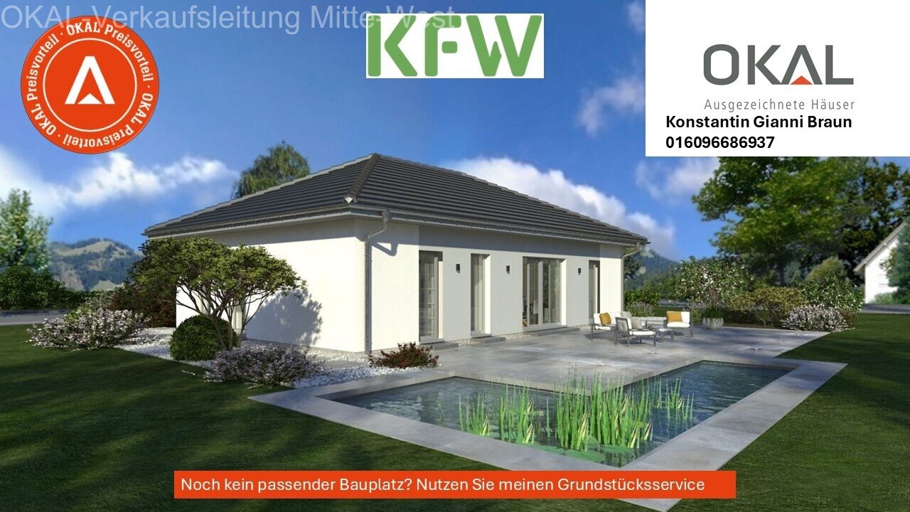 WINTERAKTION: EINZUGSFERTIGER BUNGALOW auf Ihrem Grundstück / KFW-FÖRDERFÄHIG WINTERAKTION: EINZUGSFERTIGER BUNGALOW auf Ihrem Grundstück / KFW-FÖRDERFÄHIG