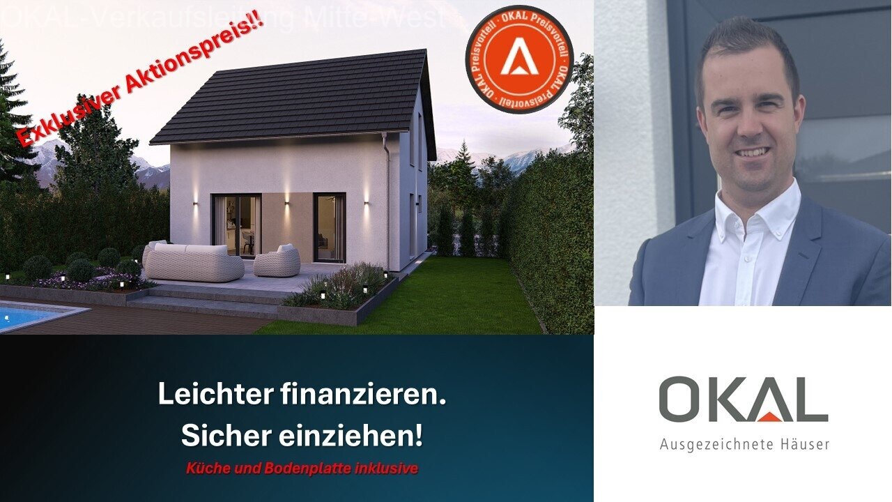 AKTION !!! KLEIN, ABER OHO: UNSER DURCHDACHTES DESIGNHAUS - EINZUGSFERTIG auf Ihrem Grundstück AKTION !!! KLEIN, ABER OHO: UNSER DURCHDACHTES DESIGNHAUS - EINZUGSFERTIG auf Ihrem Grundstück