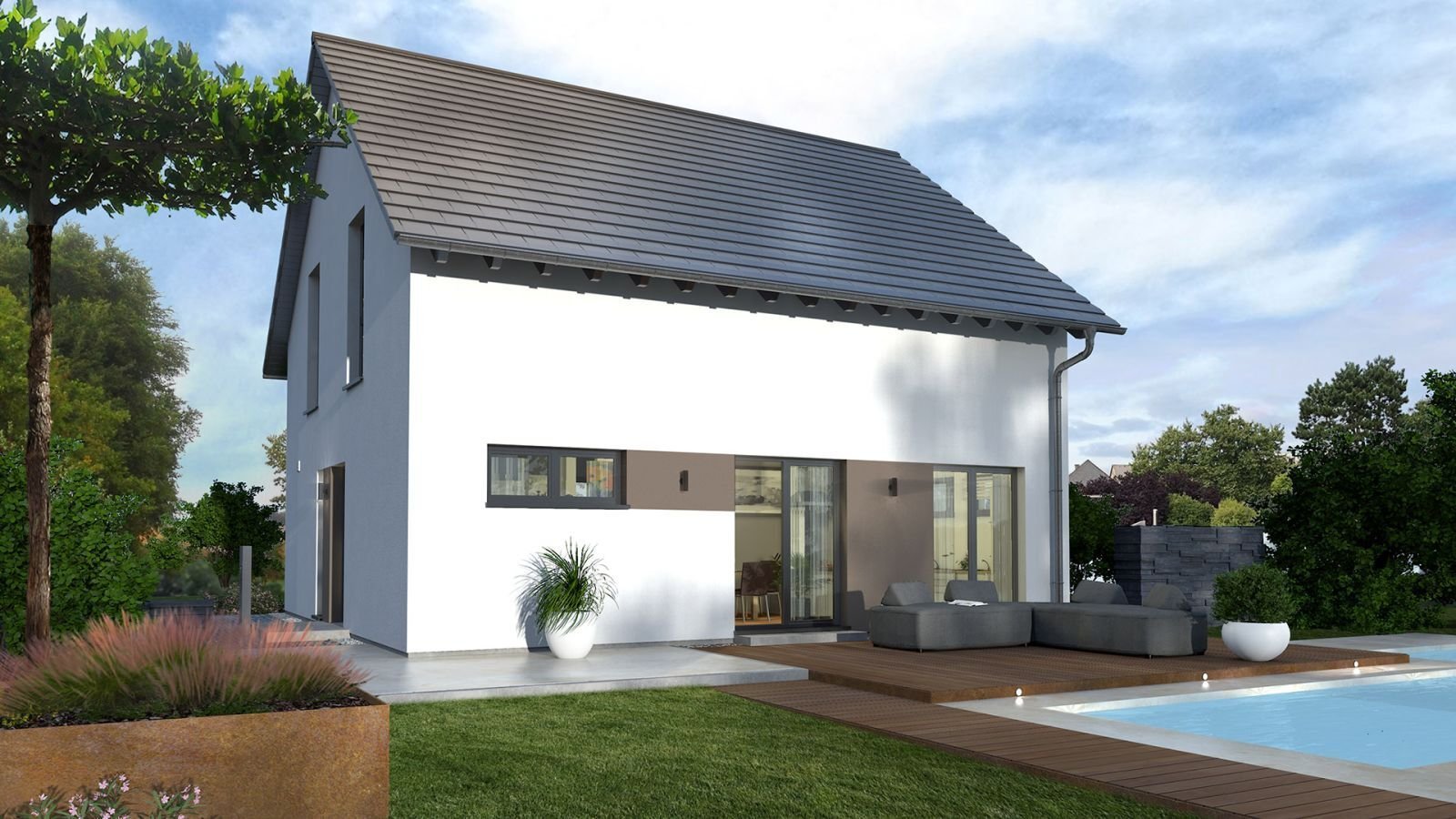 TRAUMHAUS AUF IHREM GRUNDSTÜCK, DAS KLASSISCHE EINFAMILIENHAUS MIT OFFENER BAUWEISE TRAUMHAUS AUF IHREM GRUNDSTÜCK, DAS KLASSISCHE EINFAMILIENHAUS MIT OFFENER BAUWEISE