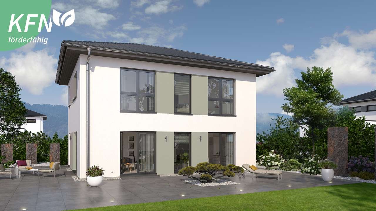 Unsere Stadtvilla-Modernes Wohnen unter elegantem Walmdach Unsere Stadtvilla-Modernes Wohnen unter elegantem Walmdach