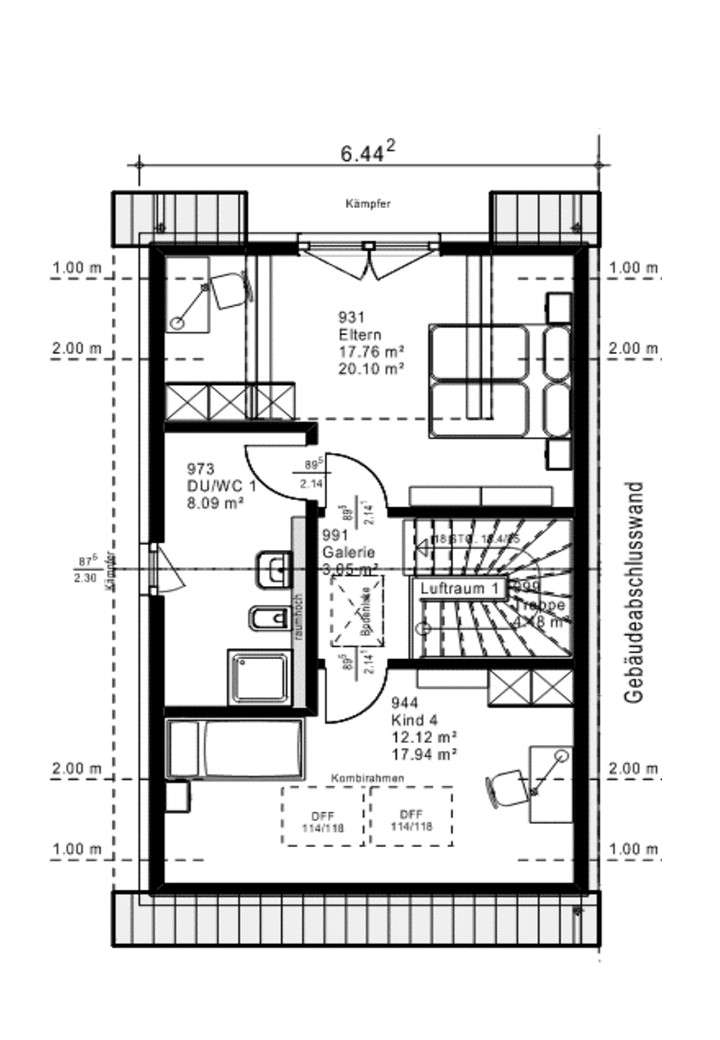 Grenzbebauung_Grundriss DG