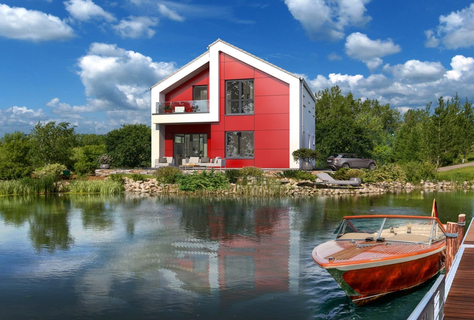 EINFAMILIENHAUS MIT MODERNEM DESIGNANSPRUCH EINFAMILIENHAUS MIT MODERNEM DESIGNANSPRUCH