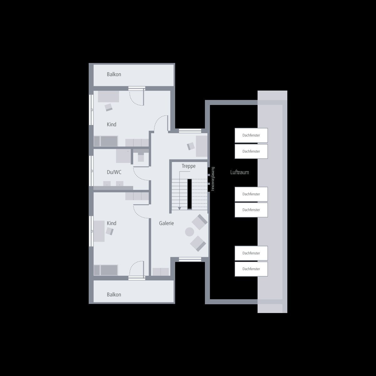 Grundriss Dachgeschoss