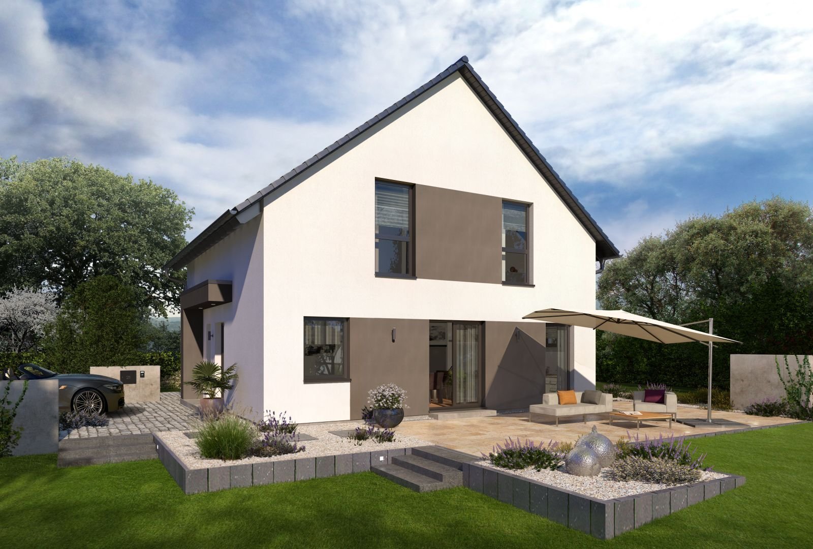 DAS KLASSISCHE EINFAMILIENHAUS MIT OFFENER BAUWEISE DAS KLASSISCHE EINFAMILIENHAUS MIT OFFENER BAUWEISE