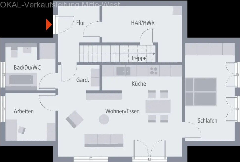 Erdgeschoss (Einliegerwohnung)