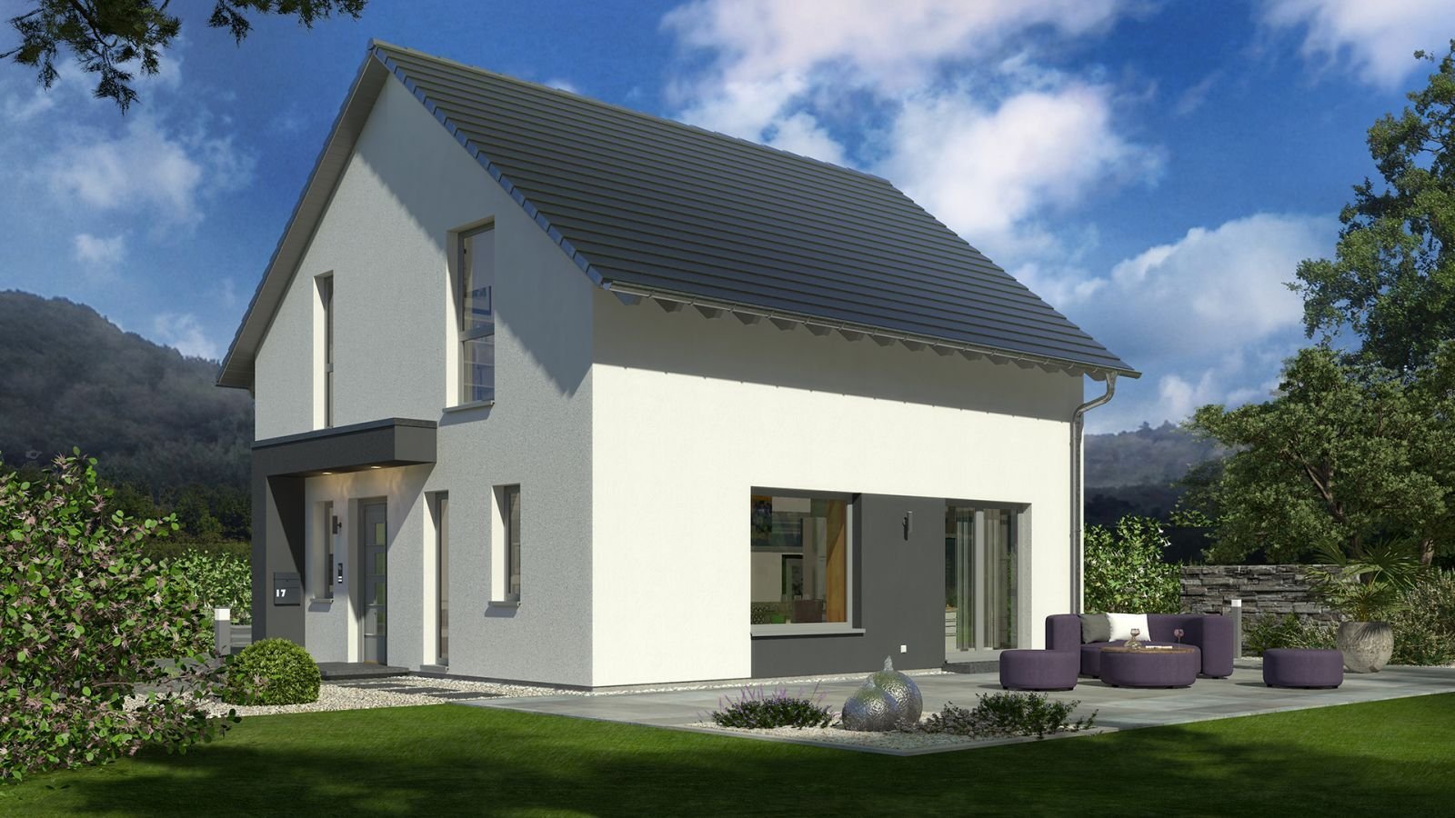 Haus mit Grundstück EINFAMILIENHAUS MIT OFFENER ARCHITEKTUR Haus mit Grundstück EINFAMILIENHAUS MIT OFFENER ARCHITEKTUR