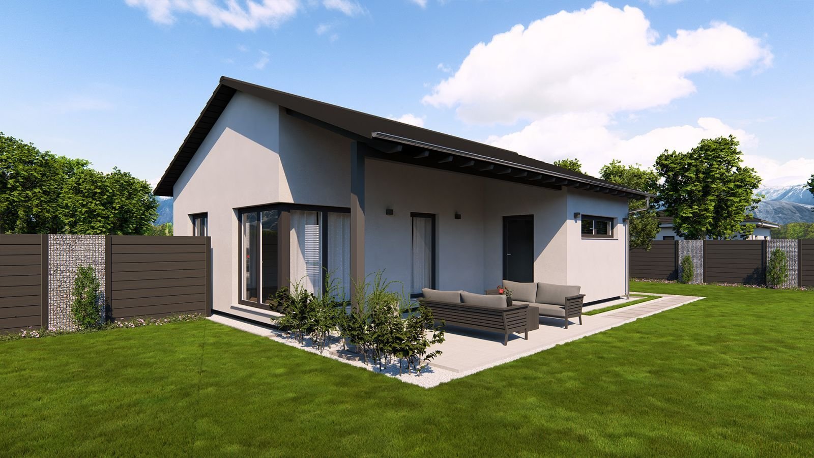 ELEGANTER BUNGALOW MIT OFFENEM WOHNKONZEPT - Einzugsfertig inkl. Grundstück ELEGANTER BUNGALOW MIT OFFENEM WOHNKONZEPT - Einzugsfertig inkl. Grundstück